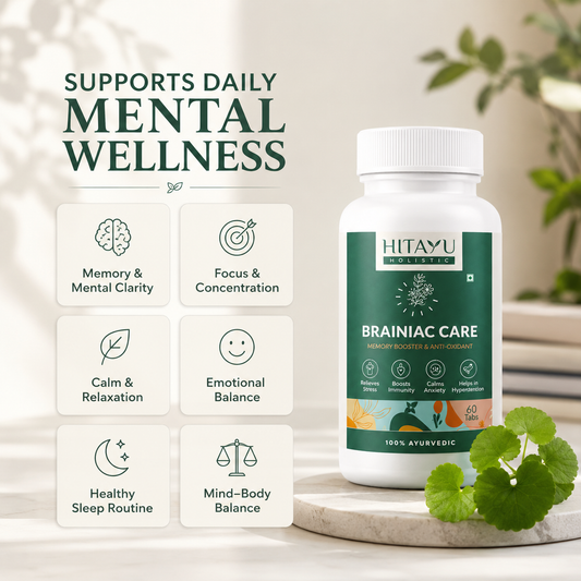 Brainiac Care | Ease Mental Stress | 60 Tablets