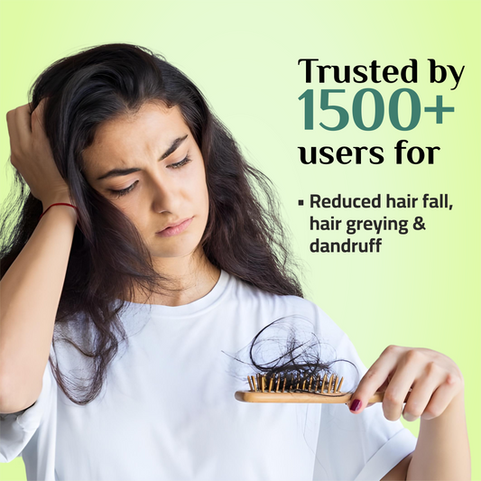 3‑in‑1 Ayurvedic Hair Oil | Chemical-Free | With 30+ Ayurvedic Herbs