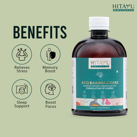 ARQ Brainiac Care | Ayurvedic Support for Stress, Sleep & Mental Wellness