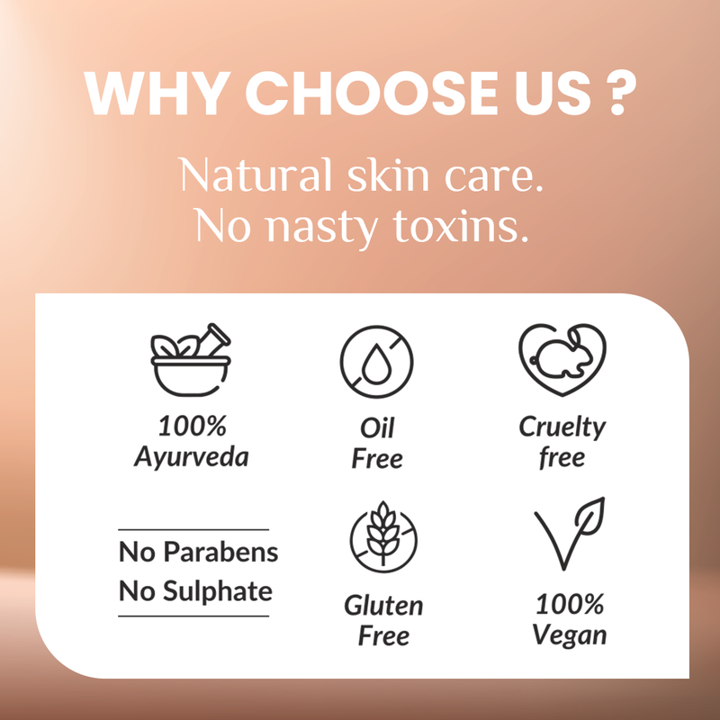 Ayurvedic Face Serum | Brightening + Collagen Boost | 100% Oil-Free