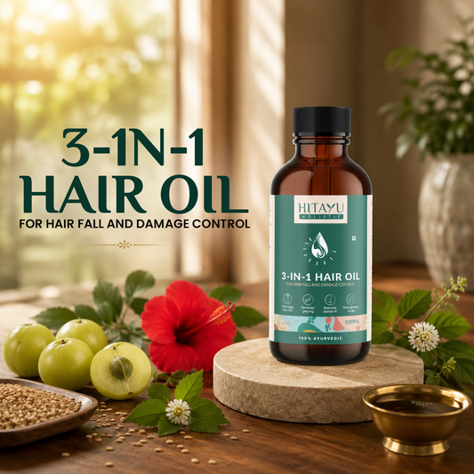 3‑in‑1 Ayurvedic Hair Oil | 100ml