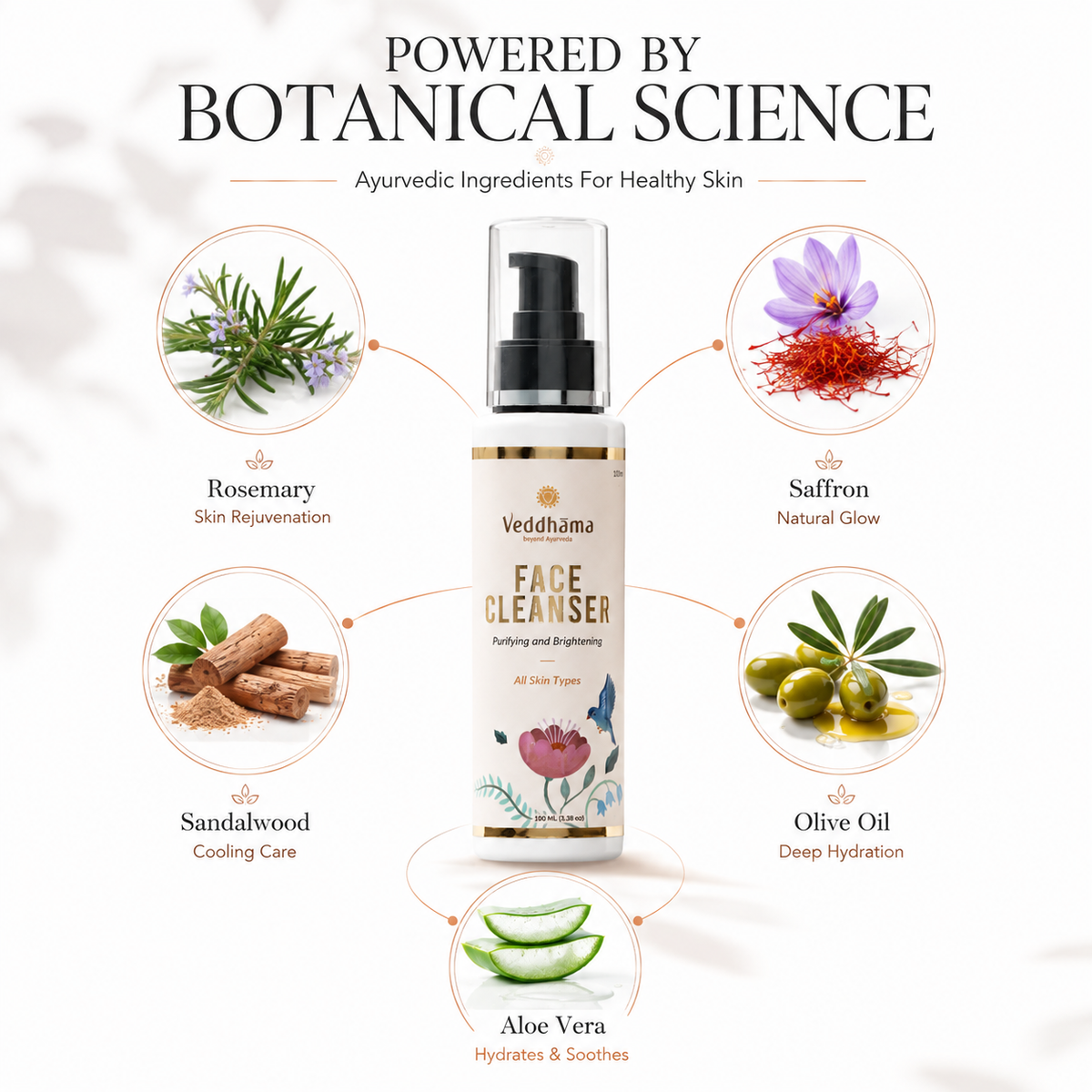 Face Cleanser | Gentle Cleanse + Glow + Hydration | 100% Natural