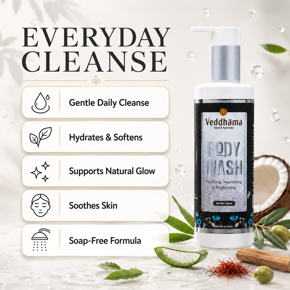 Body Wash | Cleanse, Refresh & Nourish | 200ml