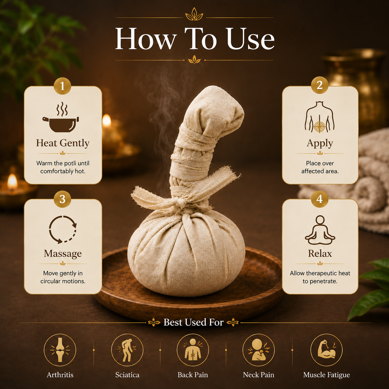 Pain Ease Potli | Traditional Heat Wellness Therapy