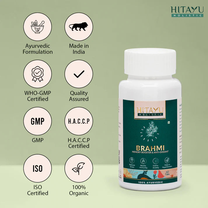 Brahmi + Arq Brainiac | Ayurvedic Support for Sleep, Focus & Mental Wellness