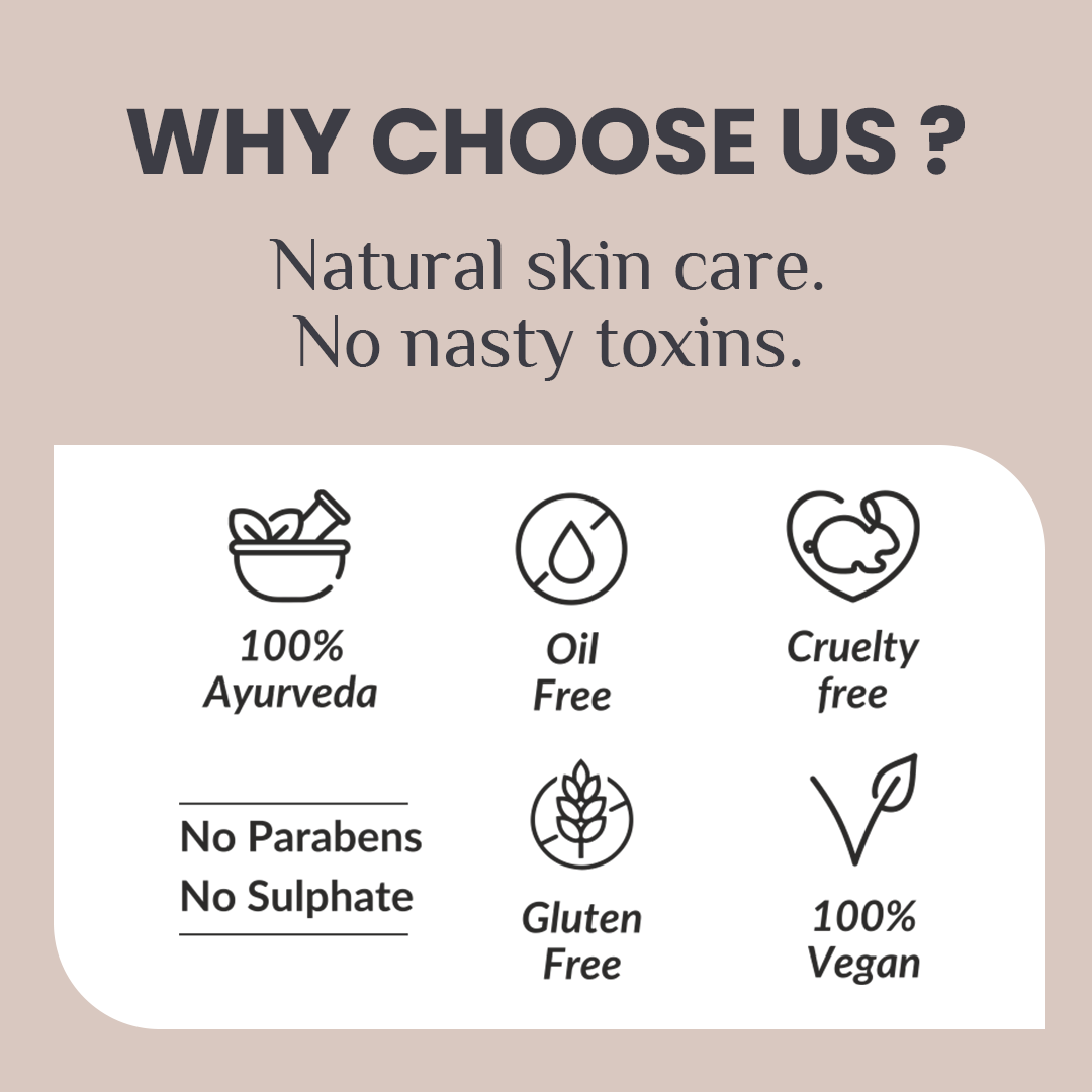 Ayurvedic Face Cleanser | Gentle Cleanse + Glow + Hydration | 100% Natural