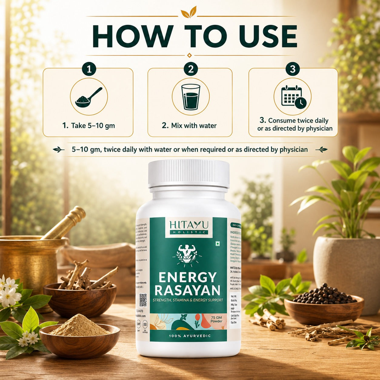 Energy Rasayan | Strength, Stamina & Energy Support.