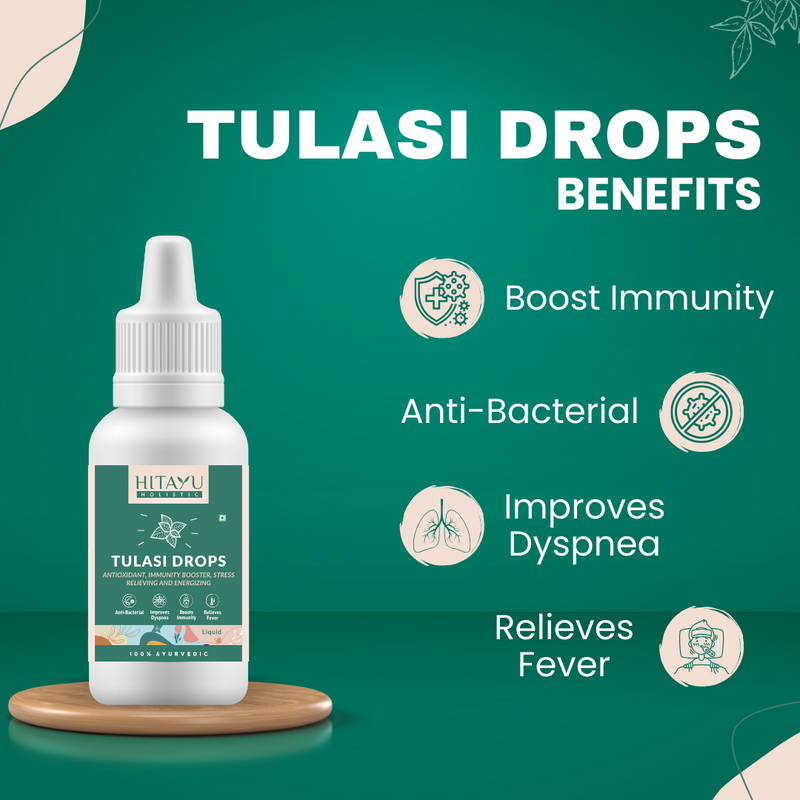 Tulasi Drops | Ayurvedic Support for Immunity, Respiratory & Daily Wellness