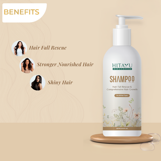 Hitayu Hair Shampoo | Anti-Hairfall + Dandruff Control + Hair Growth Support